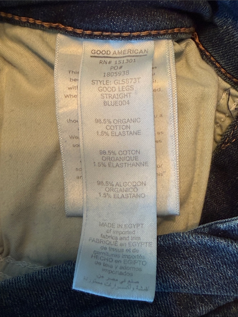 Good American Good Legs Straight Jeans - Picture 8 of 16